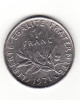 Franta 1 franc 1971, Europa