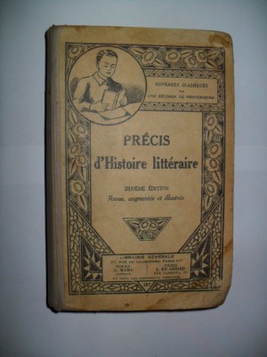 Precis D&amp;#039;Histoire Litteraire foto