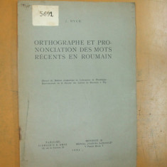 J. Byck Ortographie et prononciation des mots recents en roumain 1934 200
