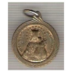 C235 Medalie (medalion) -religioasa -catolica -probabil Spania -marime circa20x23mm-aprox.3gr -starea care se vede