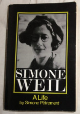 Simone Petrement SIMONE WEIL - A LIFE Schocken Books 1976 foto