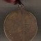 C255 Medalie veche - Premiul III -interesanta -panglica rosie -marime circa26X31mm-aprox.6gr-starea care se vede