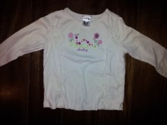 Bluza deosebita de fete 3 ani, de la Gymboree, bumbac, ca noua, culoarea untului