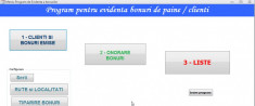 Program de evidenta a bonurilor de paine ptr brutarii foto