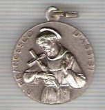 C247 Medalie (medalion) -religioasa -catolica -marime circa22X26mm-aprox.7gr -starea care se vede