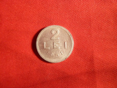 Moneda 2 Lei 1951 ,aluminiu , cal. apr.NC foto