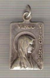 C241 Medalie veche (medalion) -religioasa - iconita -Virgo Virginum -marime circa15x24mm-aprox.2gr -starea care se vede