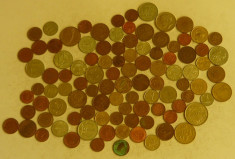 Colectie / Lot / Set 100 monede diverse straine - 2+1 gratis toate licitatiile - RBK 1358 foto