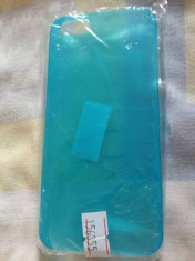 Carcasa iPhone 5 albastra plastic foto