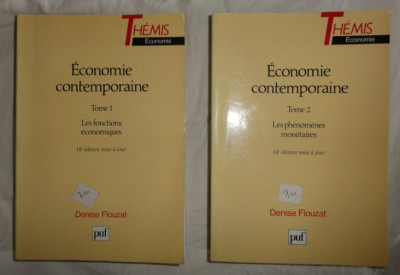 Denise Flouzat ECONOMIE CONTEMPORAINE 2 vol. 1200p foto