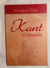 Manfred Kuhn KANT - O BIOGRAFIE Ed. Polirom 2009 foto
