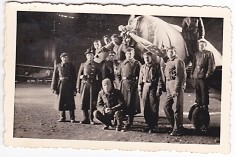 5. WW.II.Armata,Aviatie,fotografie,piloti,avion,escadrila Cluj-Someseni (Ungaria) foto