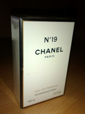 Parfum Chanel no 19 EAU DE PARFUM 100ml ORIGINAL foto