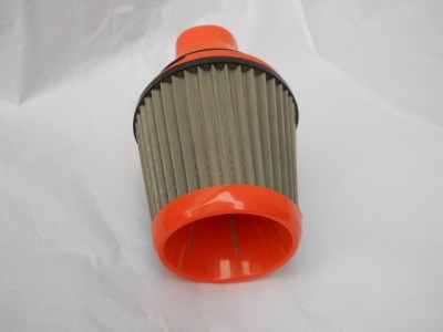 filtru de aer super changer cu marire de putere a motorului CULOARE PORTOCALIE foto