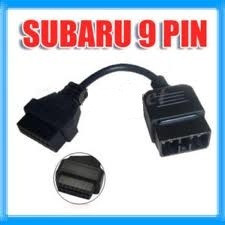 Cablu adaptor pentru Subaru de la 9 pini la OBD2 16 pini diagnoza foto