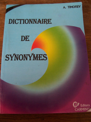 Dictionar de sinonime francez