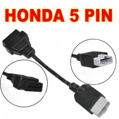 Cablu adaptor pentru Honda de la 5 pini la OBD2 16 pini diagnoza foto