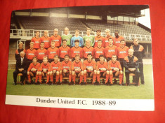 Foto Echipa Fotbal Dundee United cu autografe jucatori foto