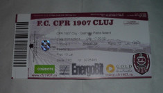 Vand bilet de meci CFR CLUJ-CEAHLAUL PIATRA NEAMT 22.10.2011 foto