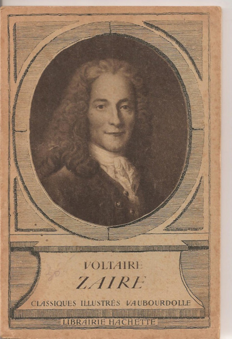 (C2273) ZAIRE PAR VOLTAIRE, LIBRAIRE HACHETTE, PARIS