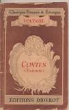 (C2270) CONTES ( EXTRAITS ) VOLTAIRE, EDITIONS DIDEROT, PARIS, 1945, AVEC UNE NOTICE BIOGRAPHIQUE, HISTORIQUE ET LITTERAIRE PAR G. BENEZE