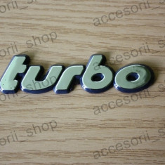 emblema scris TURBO