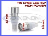 BEC AUTO LED LEDURI POZITIE T15 W16W - 1 LED CREE 5W HIGH POWER - POZITII, NUMAR, Universal
