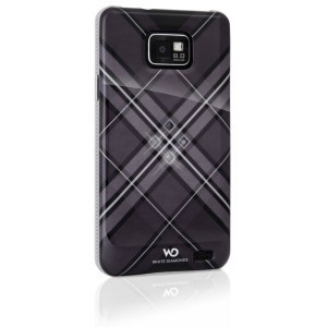 Husa pentru Samsung I9100 Galaxy S2 White Diamonds - Grid Black foto mare Husa pentru Samsung I9100 Galaxy S2 White Diamonds - Grid Black foto mare