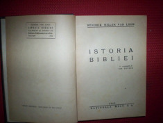 Istoria bibliei an 1945 - Hendrik Willem van Loon foto