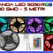 ROLA BANDA 300 LED - LEDURI SMD 5050 RGB - 5 METRI, IMPERMEABILA (WATERPROOF), FLEXIBILA - CONTROLER SI TELECOMANDA INCLUSE