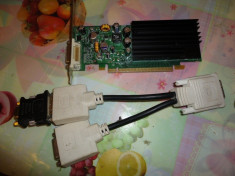Placa video Nvidia Quadro NVS285 128MB PCIEX + DMS-59 / DUAL DVI + DVI-VGA foto