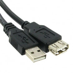 Adaptor Cablu extensie USB A tata-USB A mama Cablu prelungitor USB tata (A) USB mama (A) prelungitor USB tata USB mama USB tata cablu mufa USB clasica foto