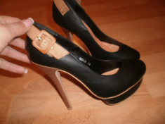 Pantofi Platforma negri foarte frumosi!! foto
