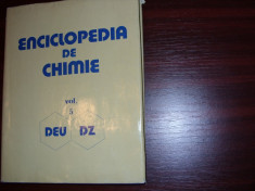 Acad. dr. ing. ELENA CEAUSESCU - ENCICLOPEDIA DE CHIMIE vol. V * foto