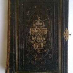 Veche carte de cantece pentru biserica evanghelica, in limba germana