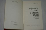 Dictionar de citate si locutiuni straine - Barbu Marian - Editura enciclopedica romana - 1973