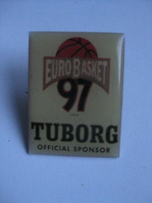 INSIGNA EURO BASKET 97,TUBORG OFFICIAL SPONSOR foto