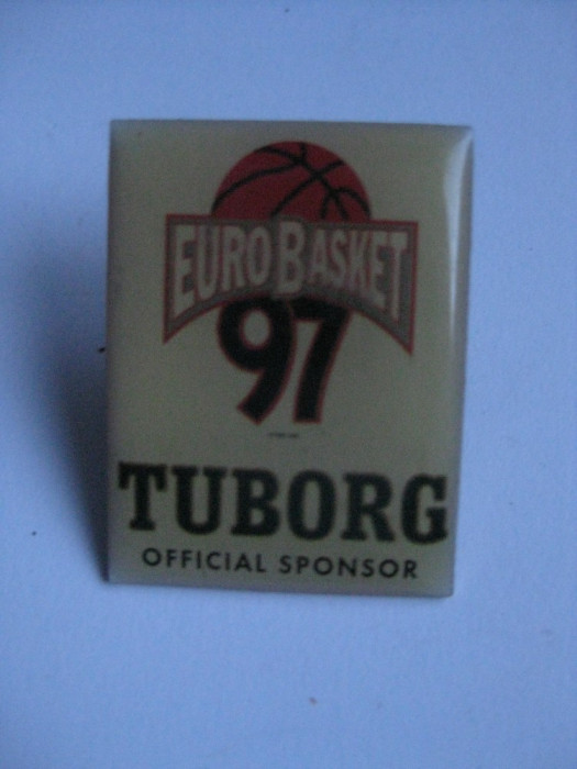 INSIGNA EURO BASKET 97,TUBORG OFFICIAL SPONSOR