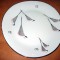 Frumos platou bavaria alb- negru in stil Art-Deco