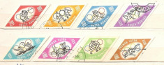 SPORT. OLIMPIADA 1964 - nedantelata. serie completa stampilata - 2+1 gratis toate licitatiile - RBK1500 foto
