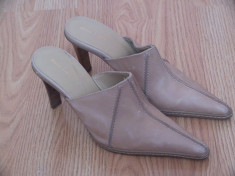 pantofi de dama &amp;quot;rosa lipty&amp;quot;, piele naturala, made in italy, marime 35, pret 45 ron foto