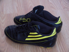 adidasi fotbal adidas f50 traxion originali , piele naturala, marime 38, pret 60 foto