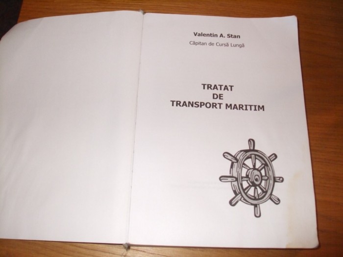 TRATAT DE TRANSPORT MARITIM - Valentin A. Stan - 621 p.