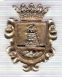 C294 Medalie(placheta) heraldica stema(emblema) zonala Spania -marime cca 30X23mm, gr aprox 6gr. -starea care se vede, mai buna ca scanarea foto