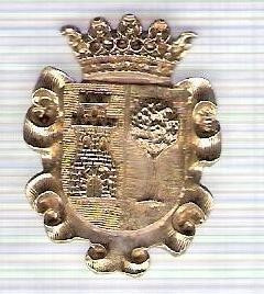 C295 Medalie(placheta) heraldica stema(emblema) zonala Spania -marime cca 30X22mm, gr aprox 6gr. -starea care se vede, mai buna ca scanarea foto