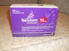 Nexium ( esomeprazol) plicuri de 10 mg cutie cu 28 plicuri. foto