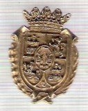 C304 Medalie(placheta) heraldica stema(emblema) zonala Spania -marime cca 29X21mm, gr aprox 5gr. -starea care se vede, mai buna ca scanarea