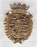 C304 Medalie(placheta) heraldica stema(emblema) zonala Spania -marime cca 29X21mm, gr aprox 5gr. -starea care se vede, mai buna ca scanarea