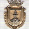 C312 Medalie(placheta) heraldica stema(emblema) zonala Spania -marime cca 30X21mm, gr aprox 7gr. -starea care se vede, mai buna ca scanarea