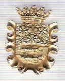 C293 Medalie(placheta) heraldica stema(emblema) zonala Spania -marime cca 29X22mm, gr aprox 6gr. -starea care se vede, mai buna ca scanarea
